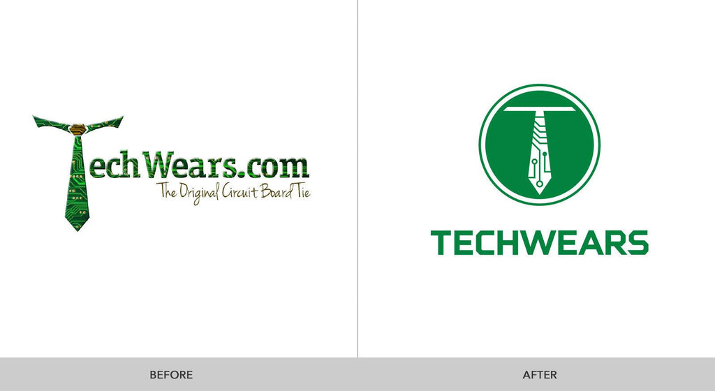 Upcycled Art: Logo Redesign for TechWears startup