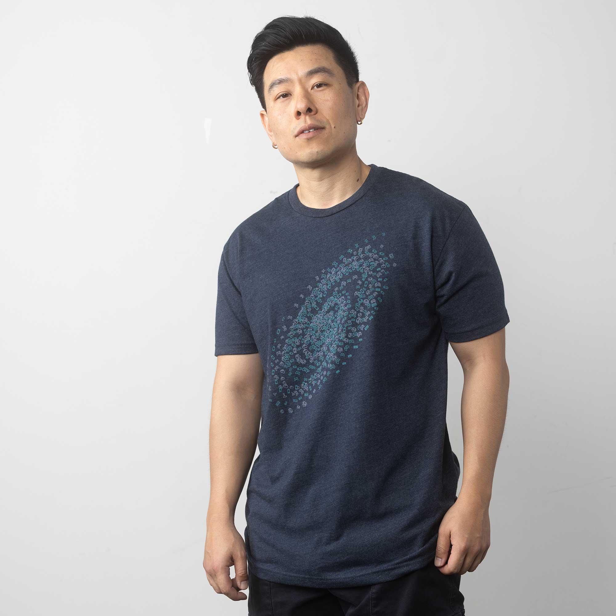 Game Controllers Galaxy T-shirt-STORY SPARK