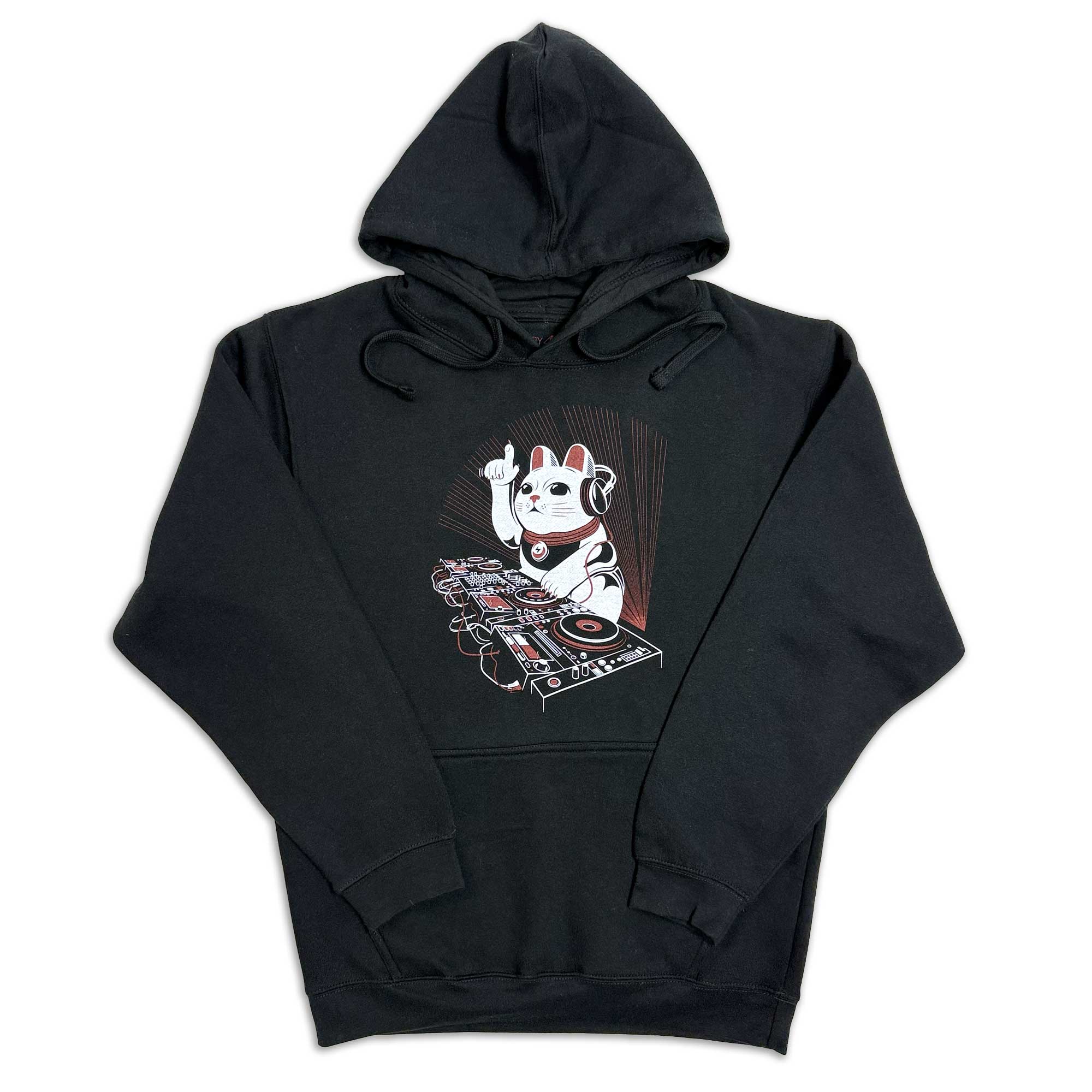 DJ Lucky Cat Hoodie by STORY SPARK
