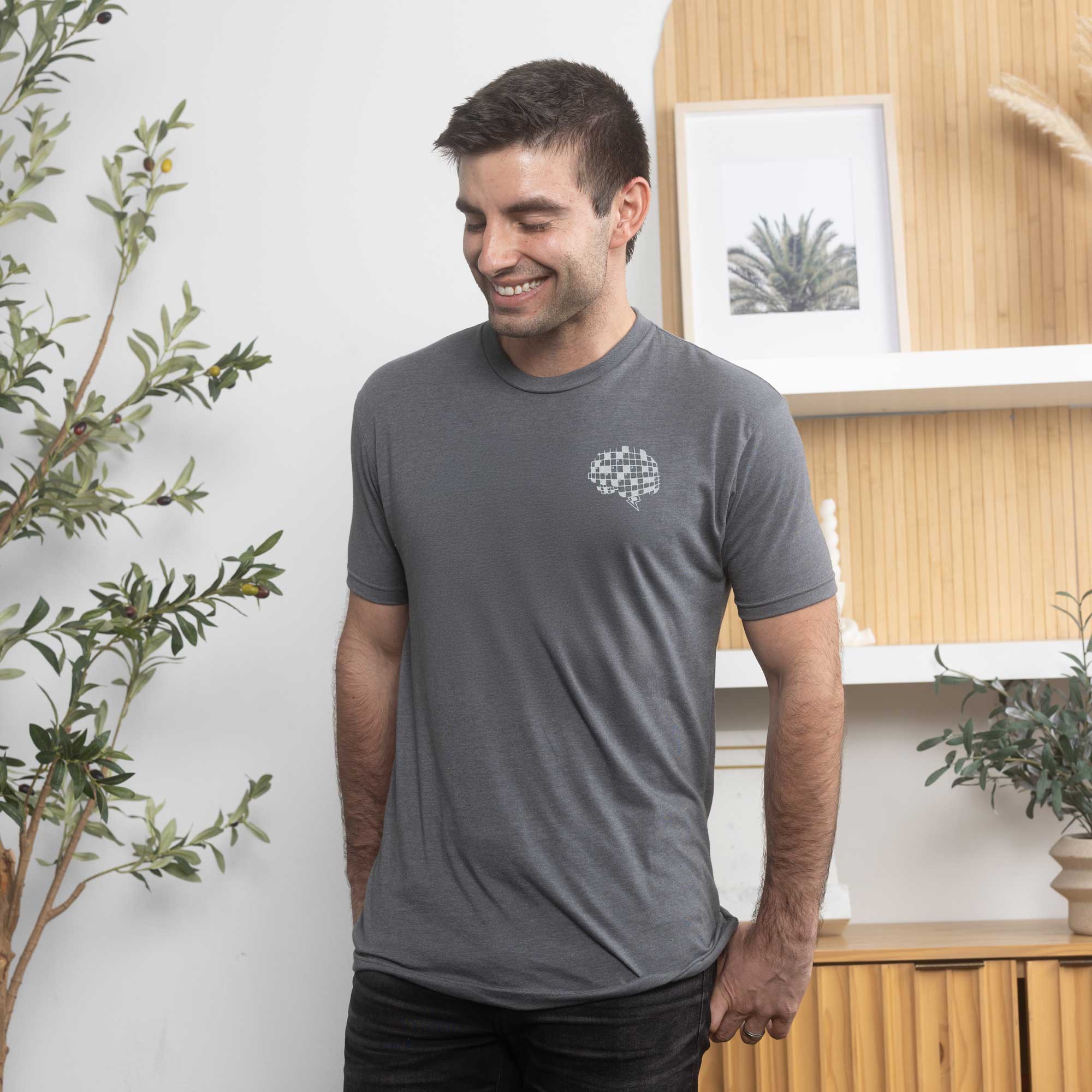 Fun Brain graphic t-shirt for engineers and gamers - STORY SPARK