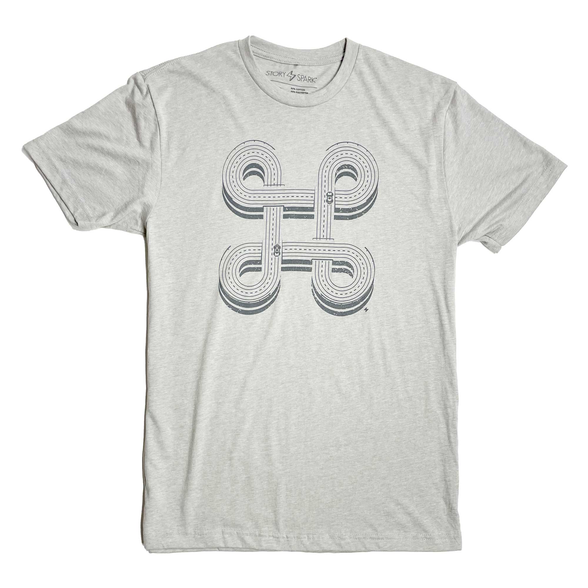 Command Key Race Track Graphic T-shirt