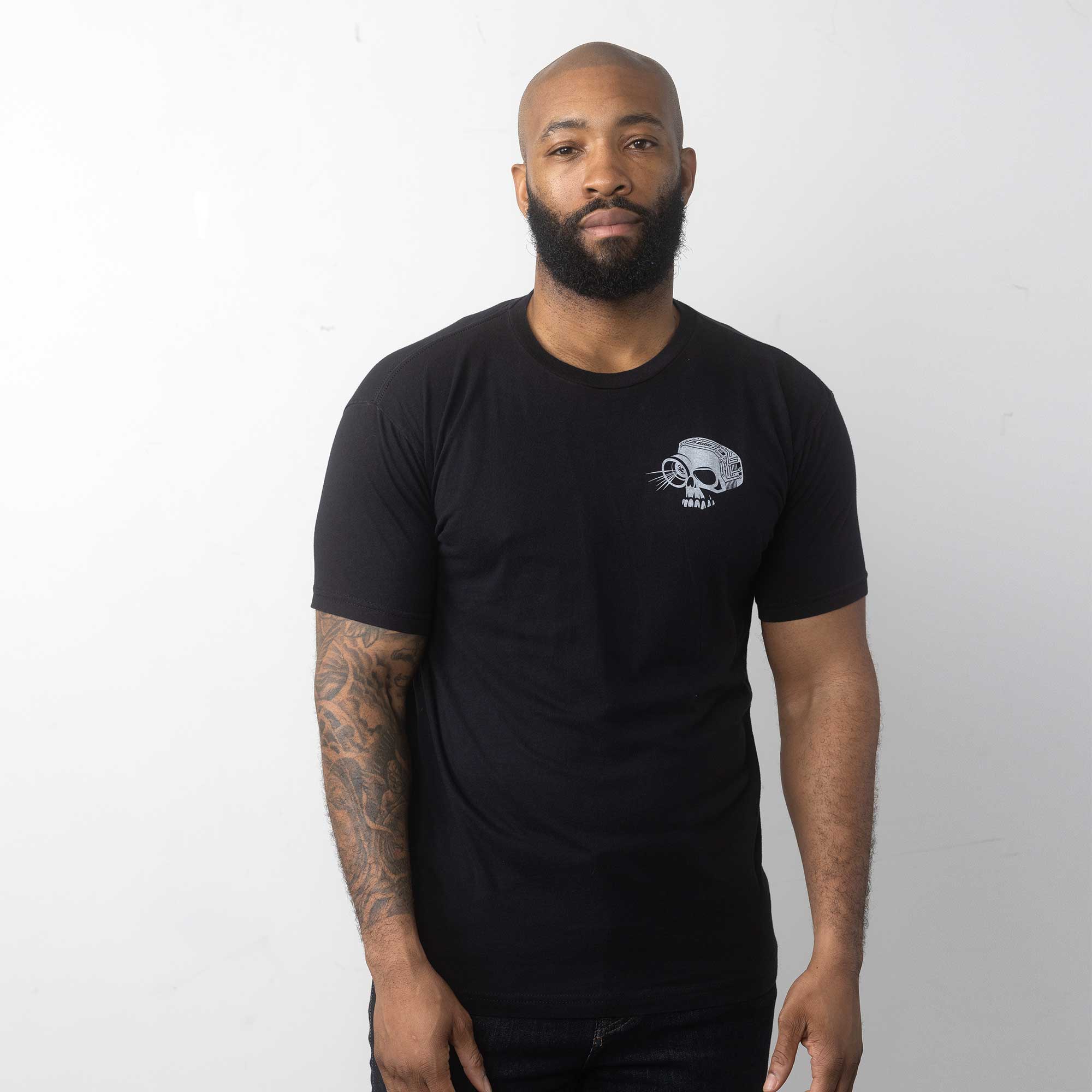 Dead Focus Skull Graphic Tee - STORY SPARK