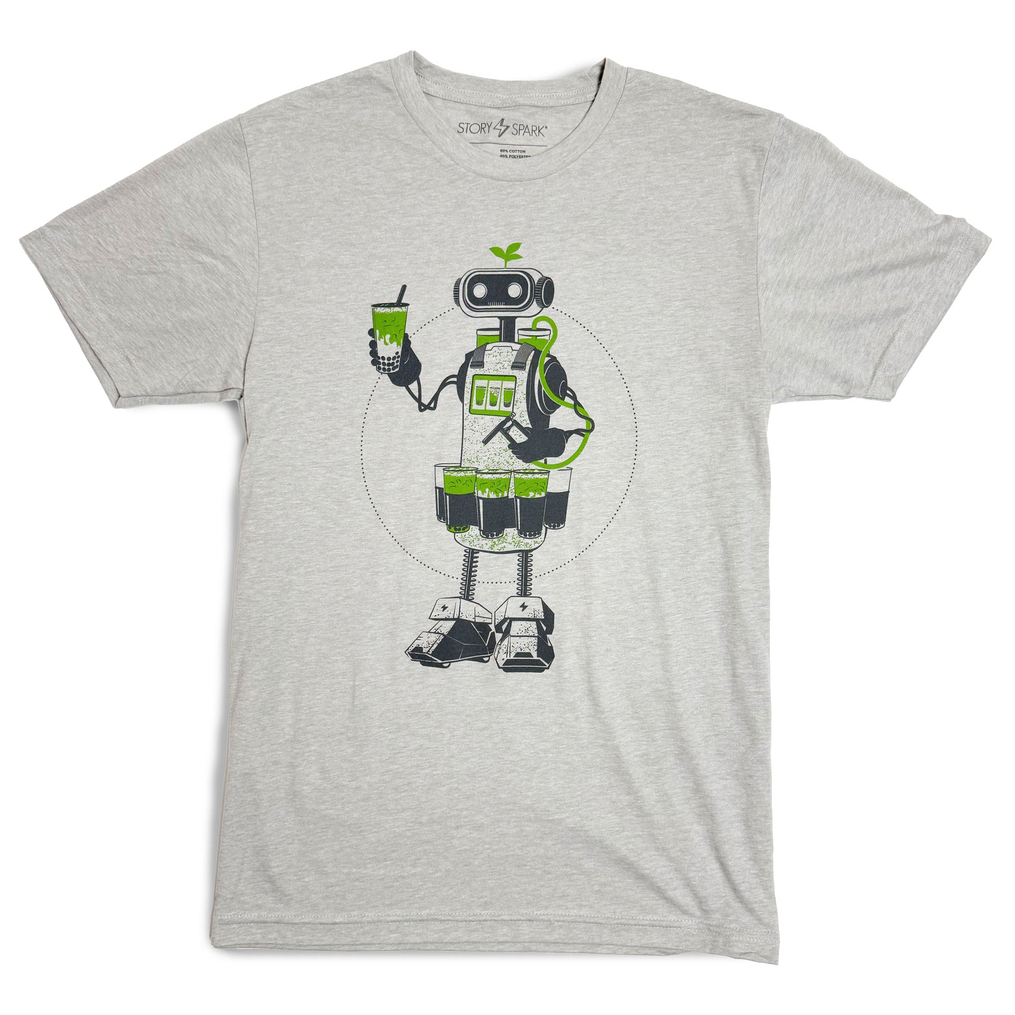 Matcha Robot Graphic t-shirt - STORY SPARK