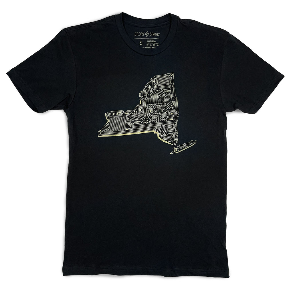 New York Tech Graphic t-shirt by STORY SPARK