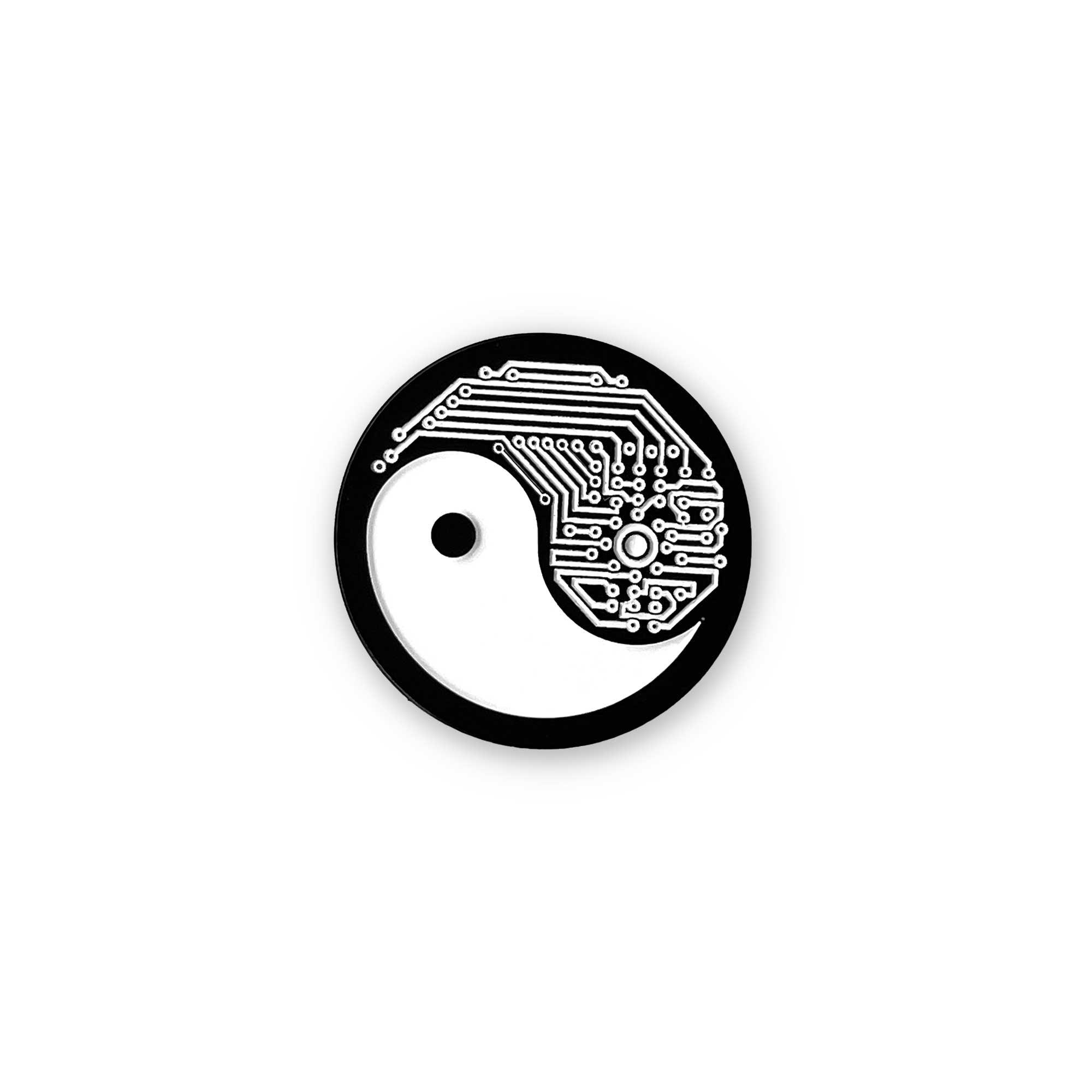 Yin Yang Tech Enamel Pin-STORY SPARK