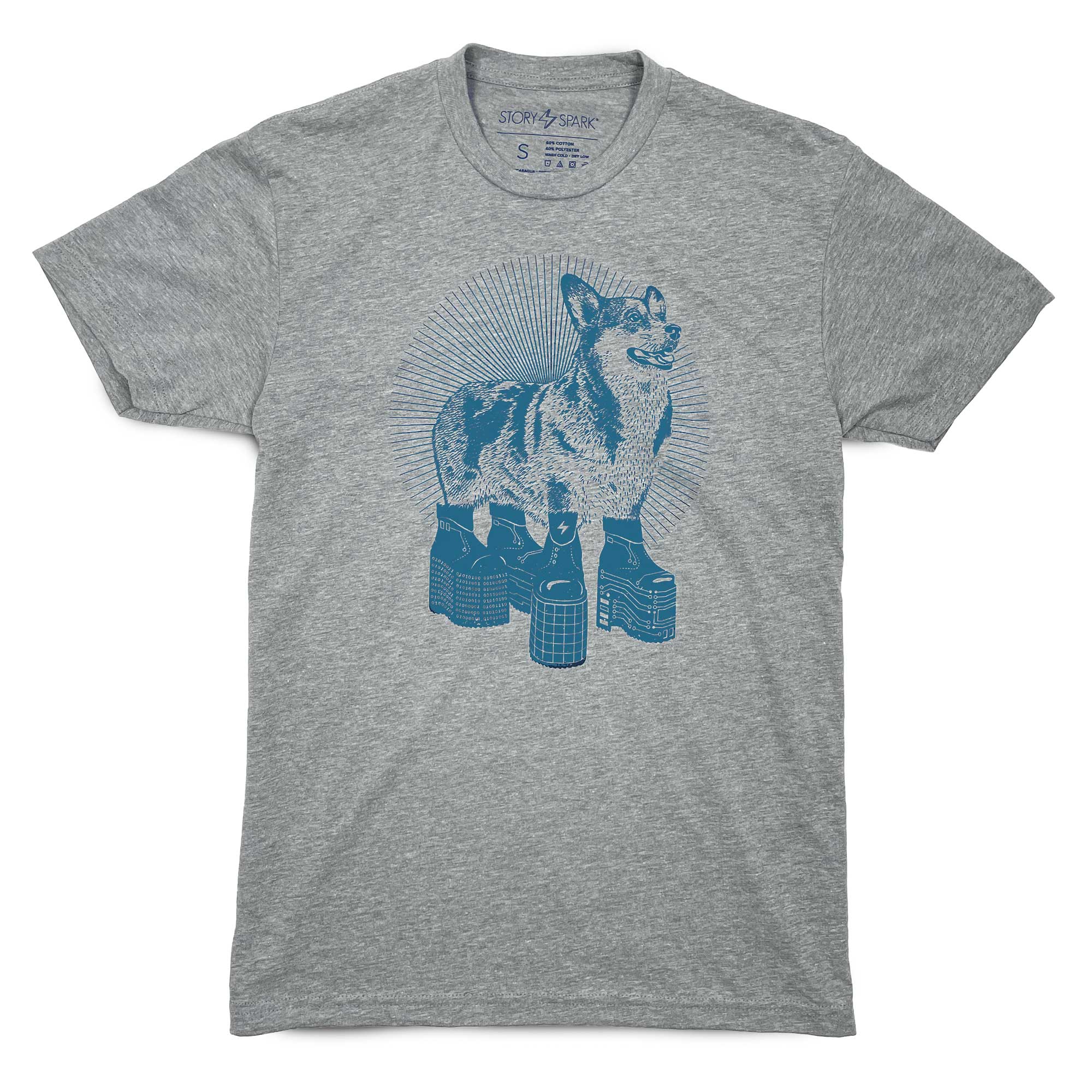 Platform Shoes Corgi Graphic Tee - STORY SPARK