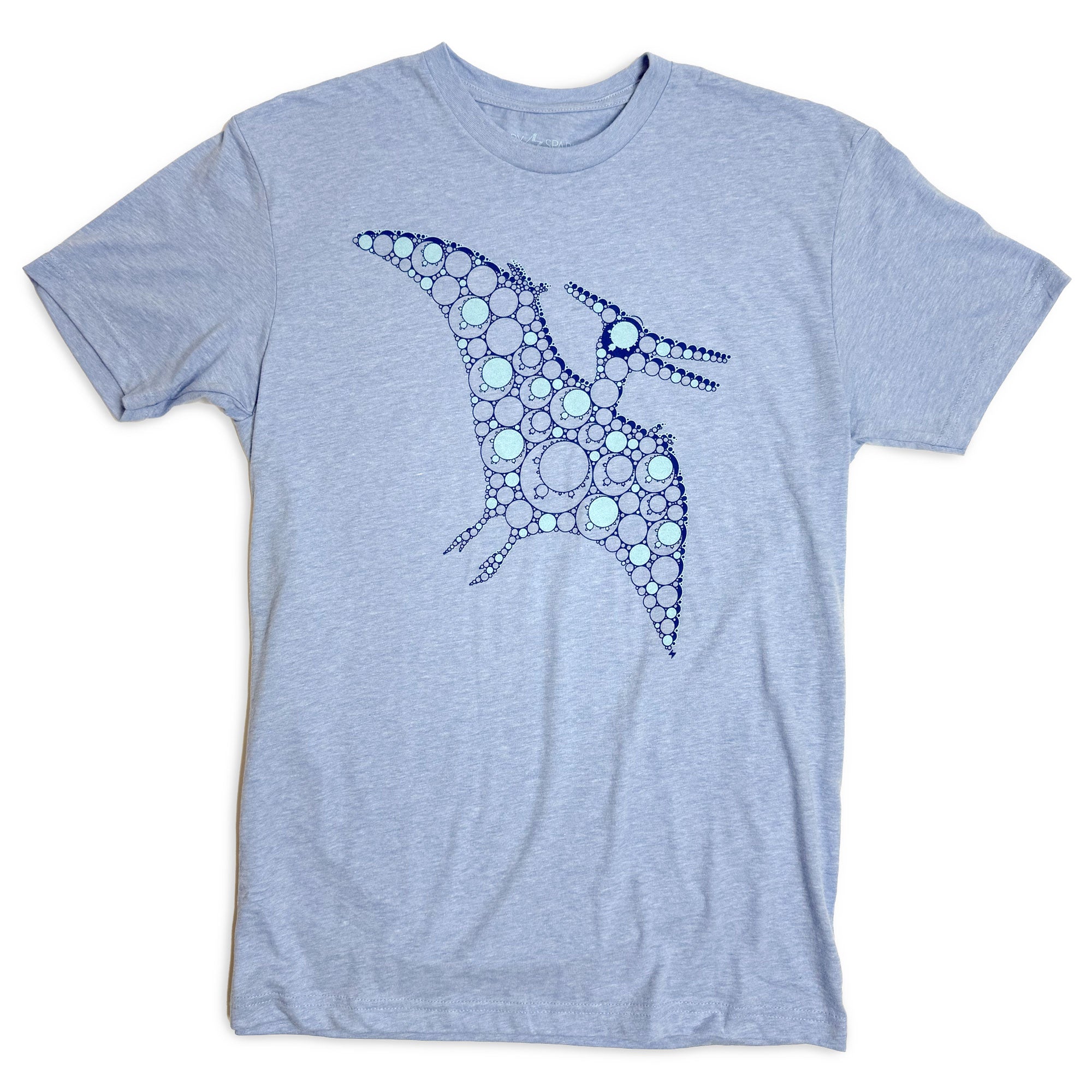 Dinosaur t-shirt with fractal pattern for math nerds and dinosaur lovers - Story Spark