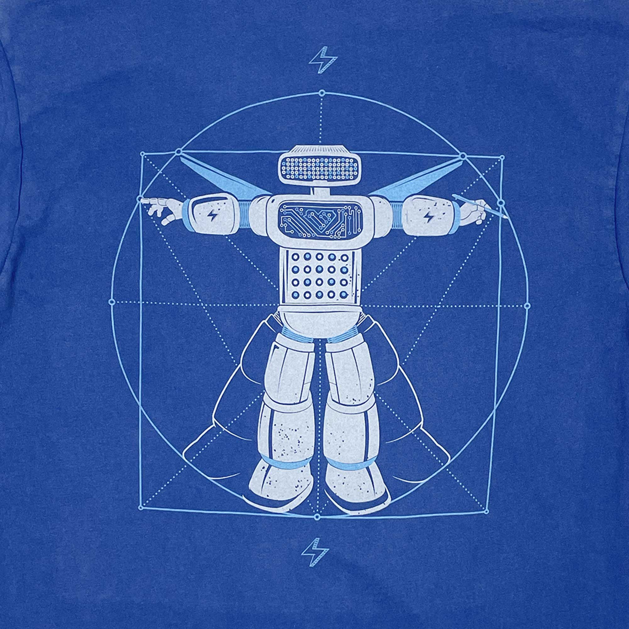 DaVinci Vitruvian Robot Graphic Tee - STORY SPARK