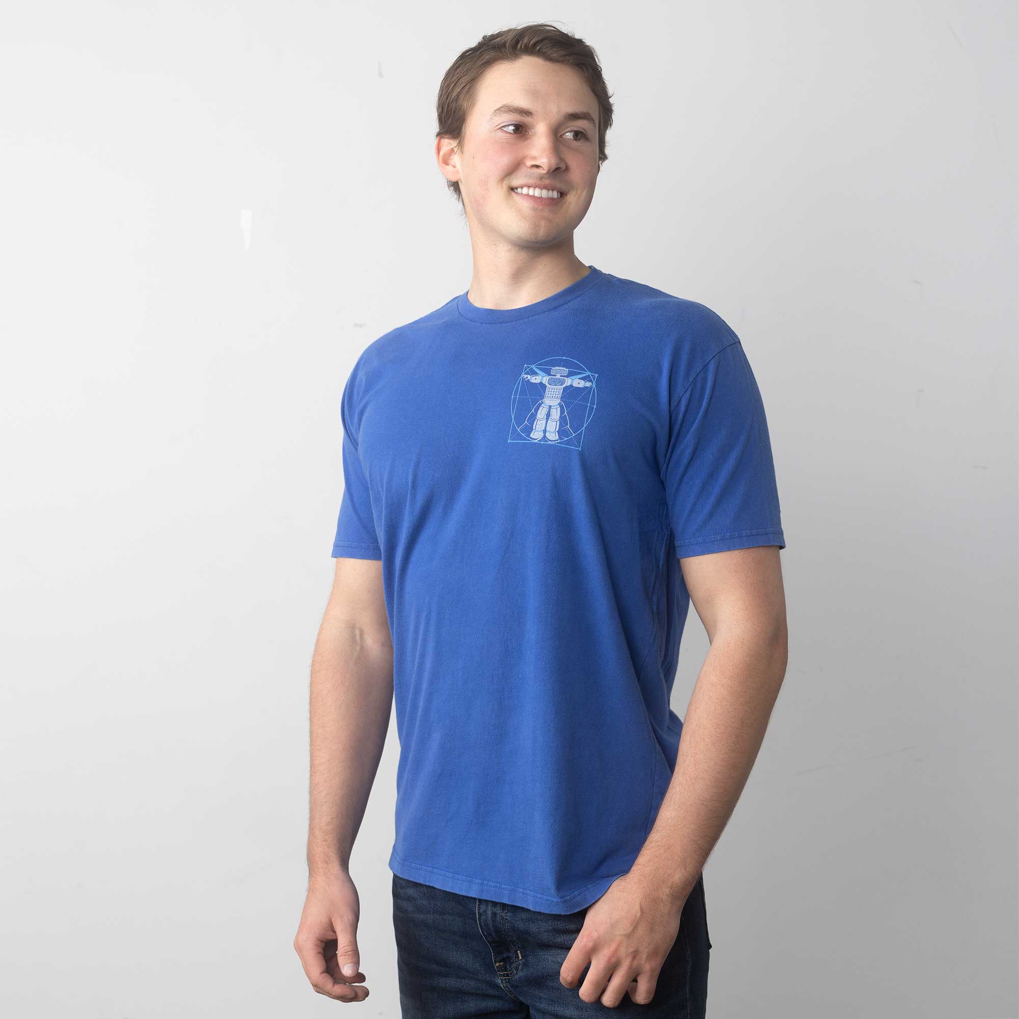 Robotic Da Vinci Graphic T-shirt