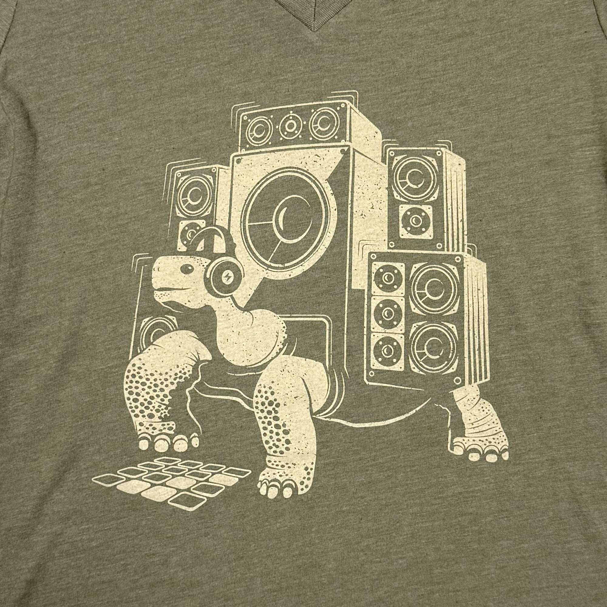 Slow Beats Music Turtle Women's T-shirt