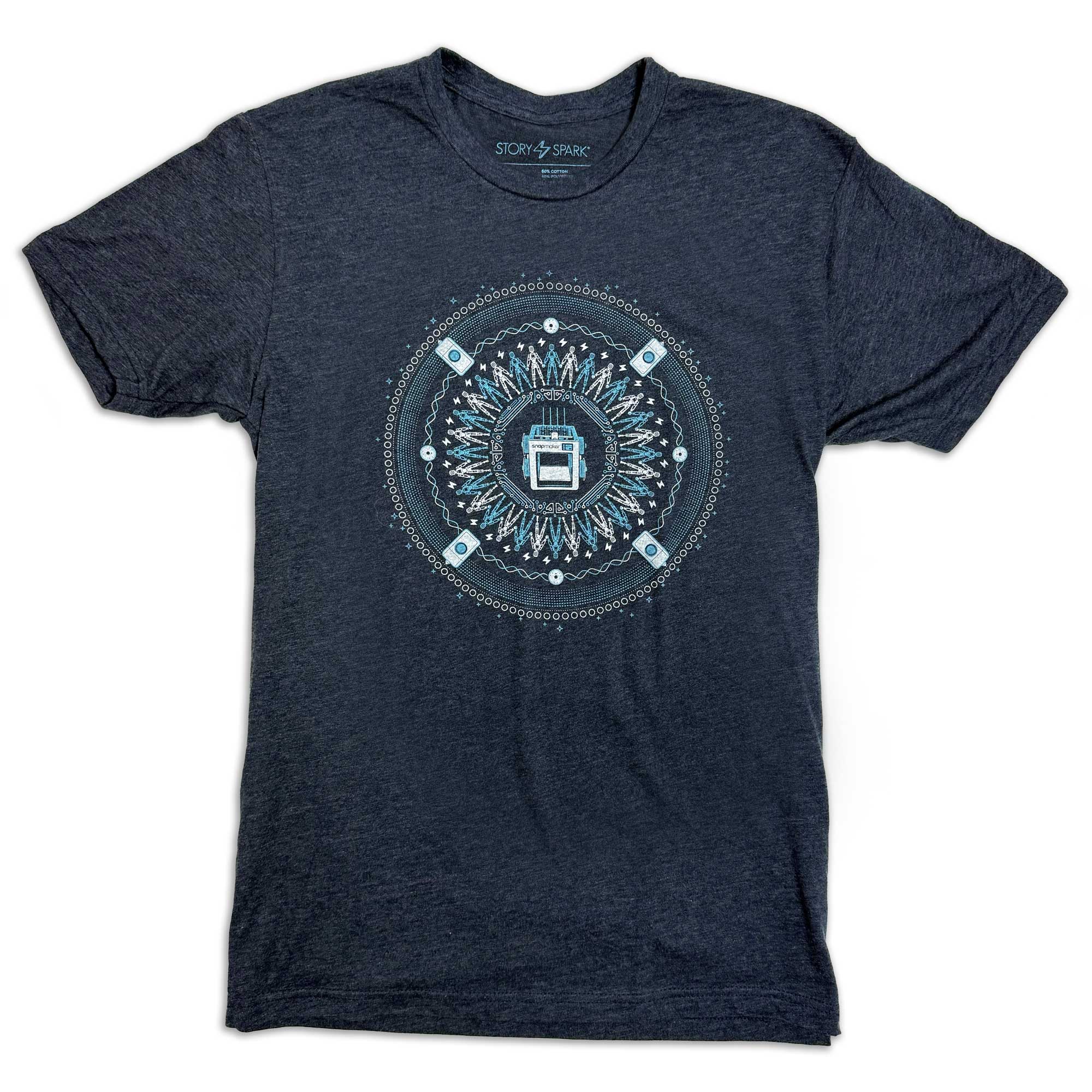 Story Spark / Snapmaker 3D printer Mandala graphic t-shirt