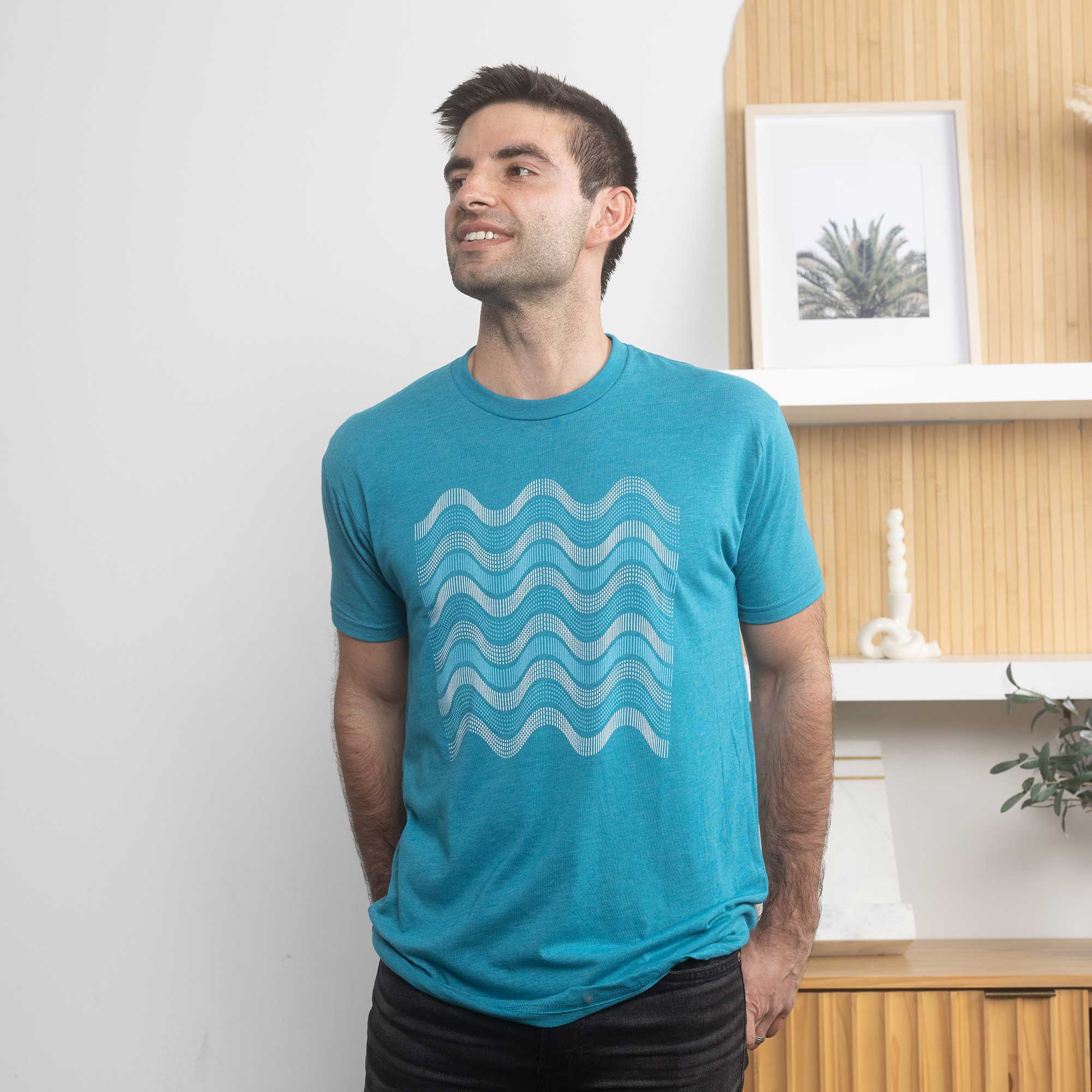 Digital Waves Graphic Tee - STORY SPARK