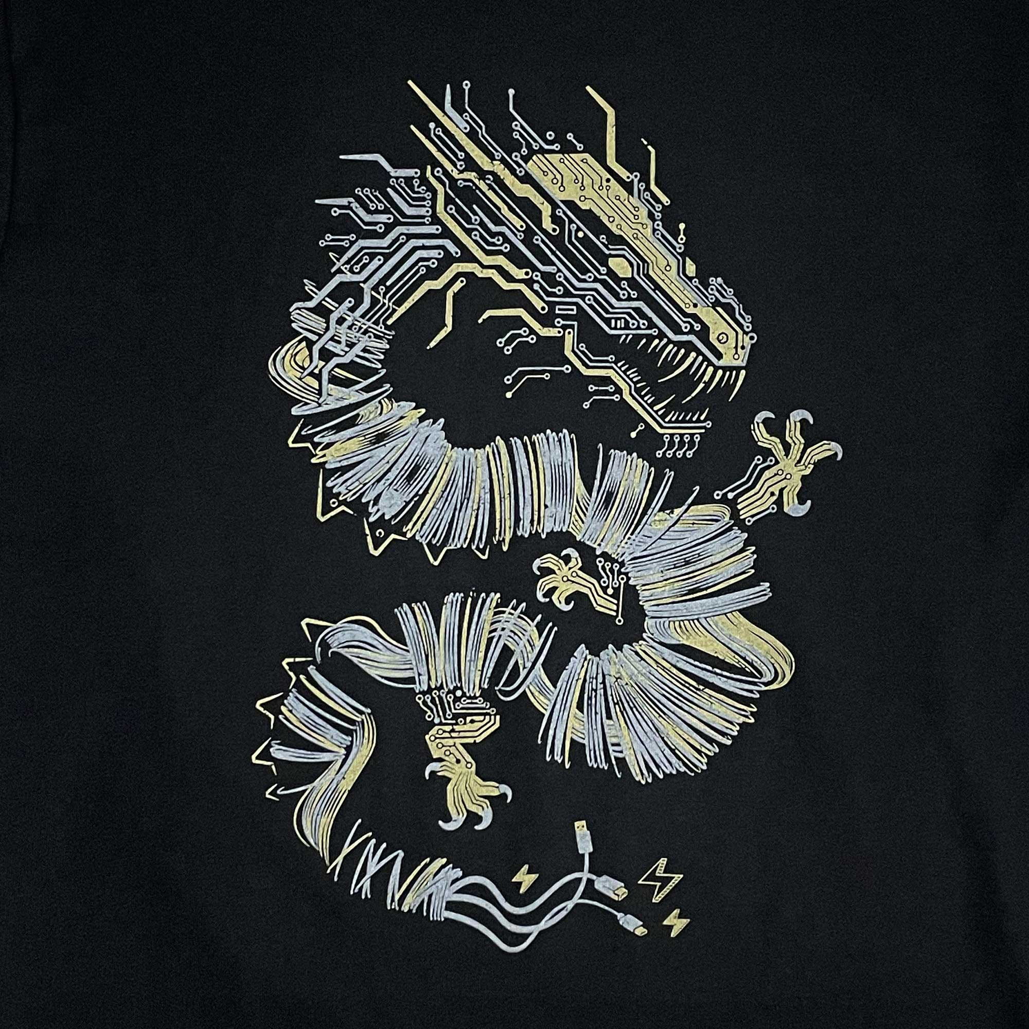 Volt Dragon Heavyweight T-shirt - STORY SPARK