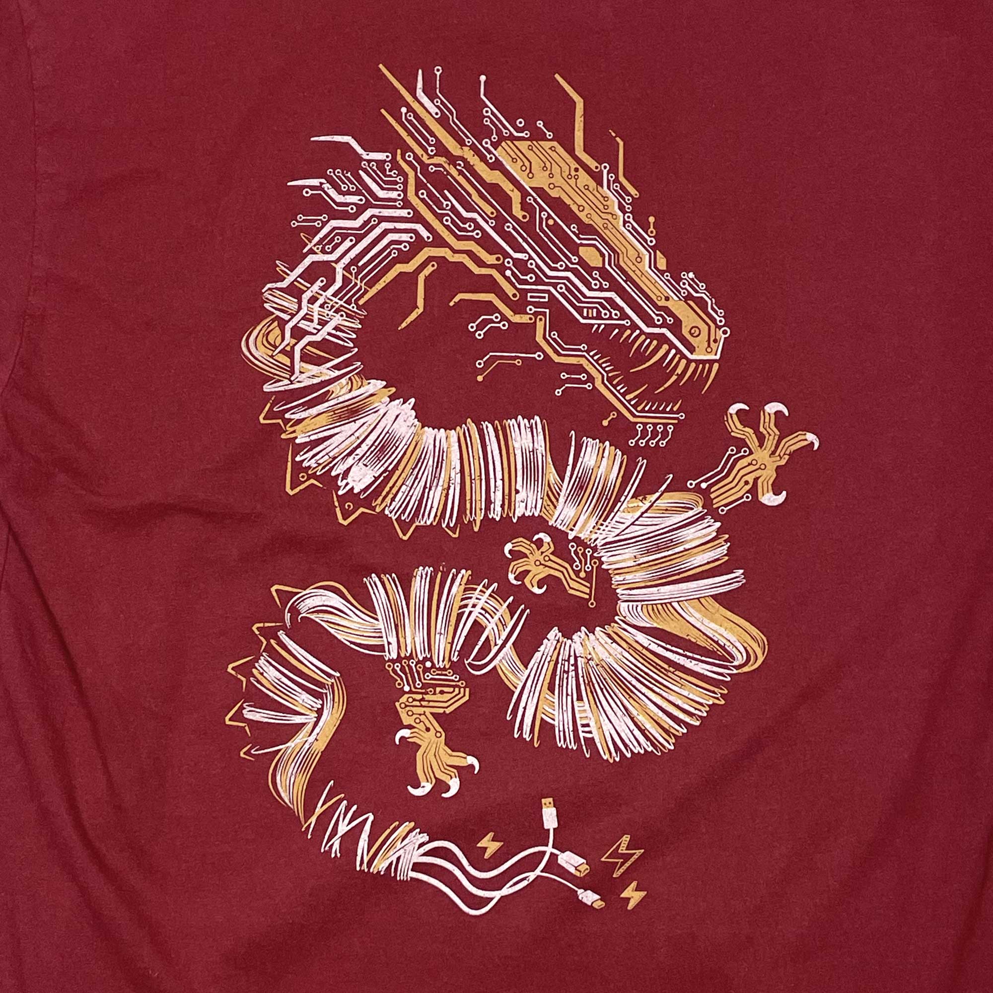 Volt Dragon Graphic T-shirt by STORY SPARK
