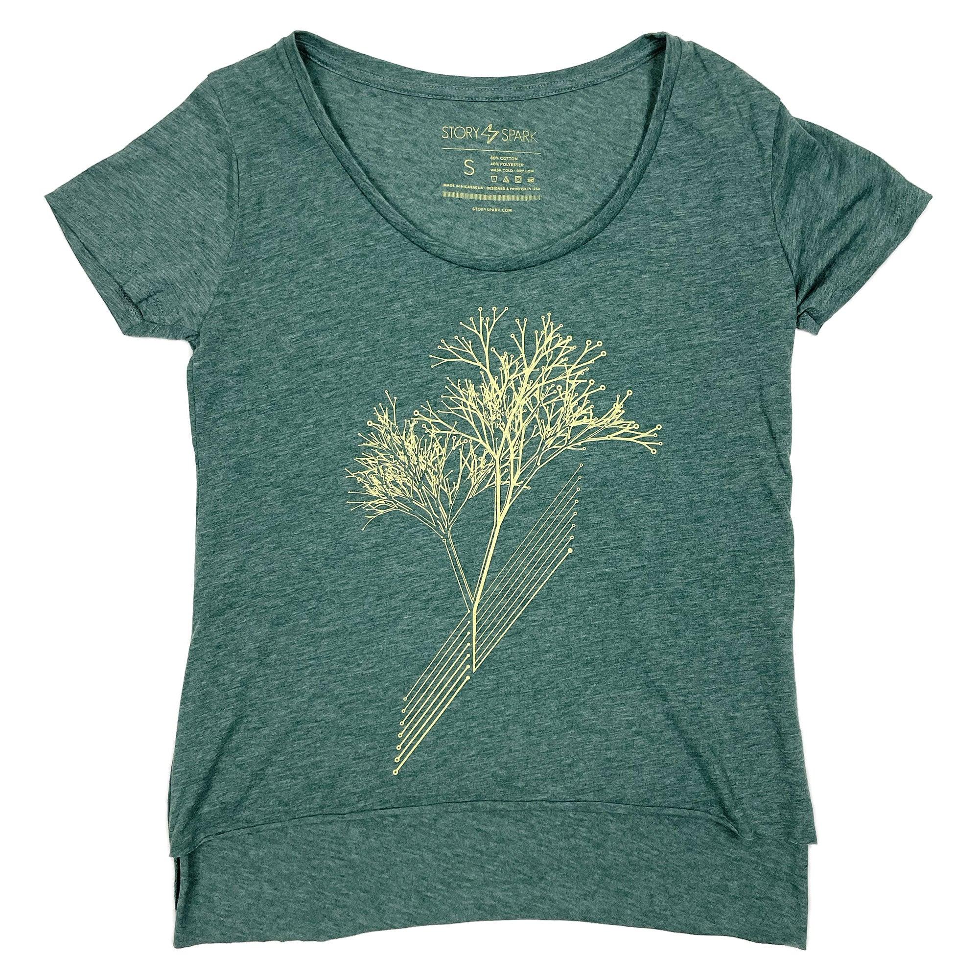 Circuit Tree Womens Festival T-shirt-STORY SPARK