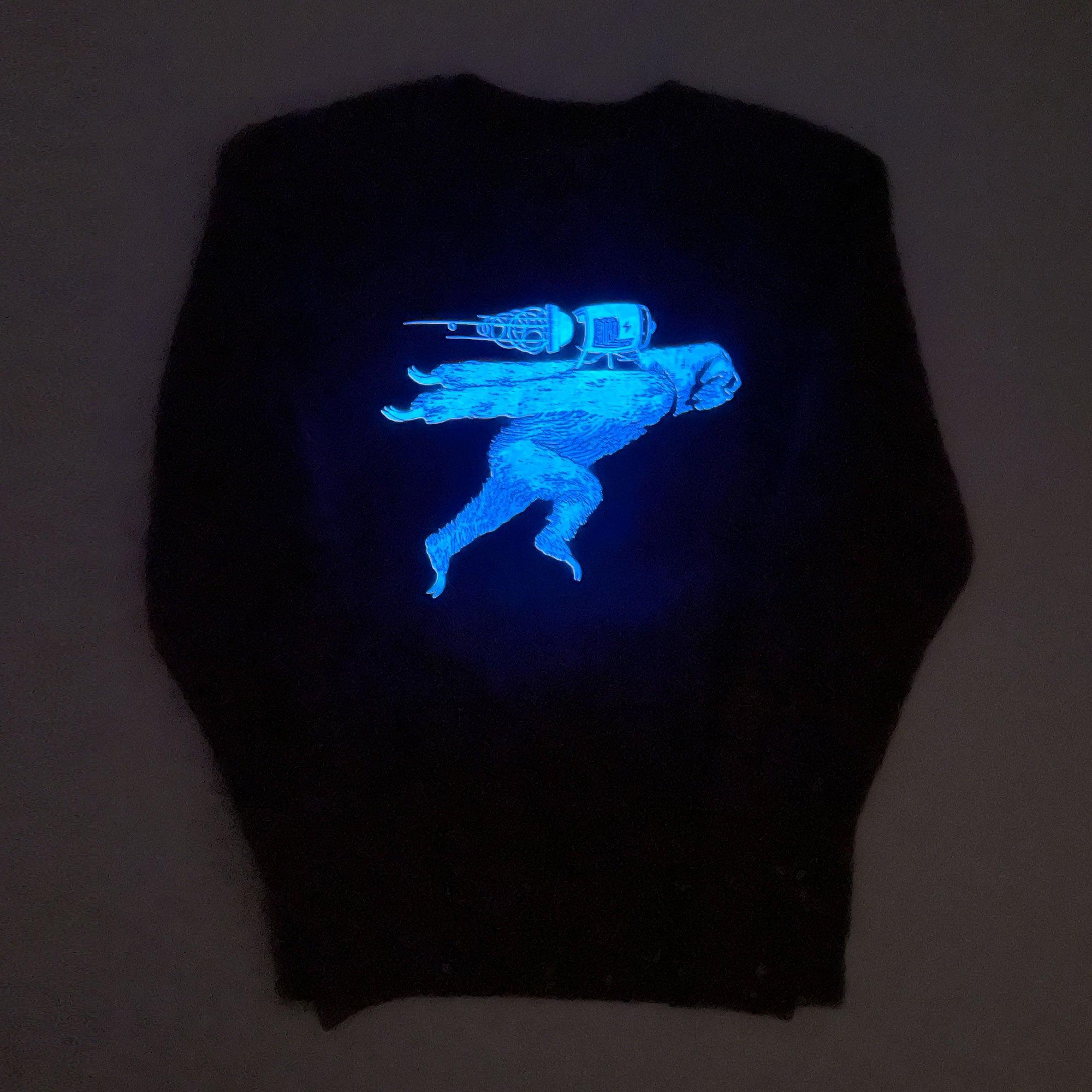 Glow in the Dark Sloth Sweatshirt for Sloth Lovers