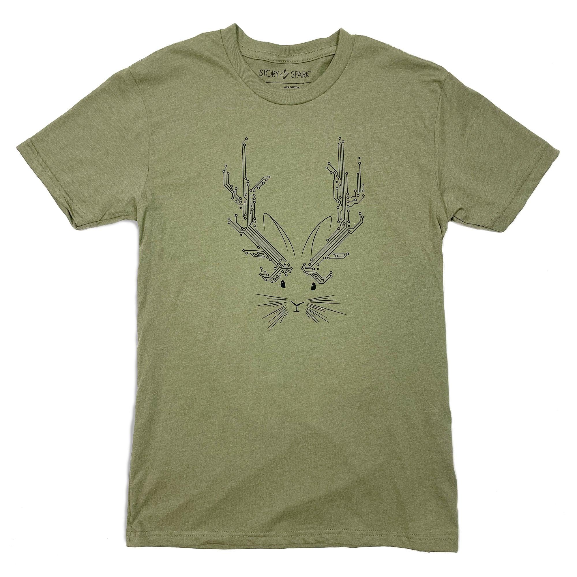 Techy Jackalope T-shirt-STORY SPARK