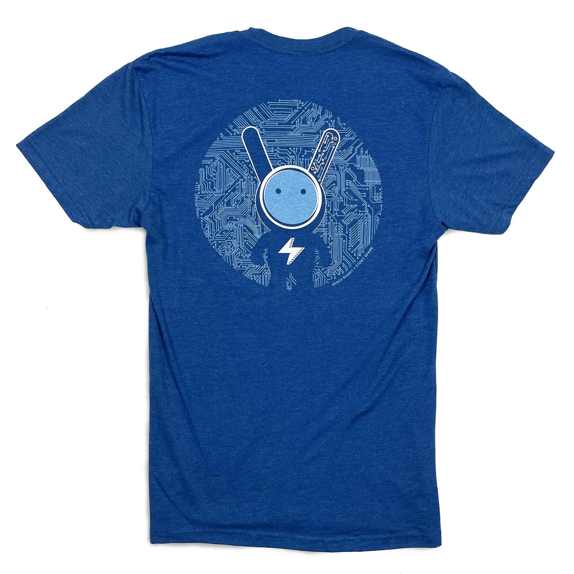 Power Up (Space Rabbit) T-shirt-STORY SPARK