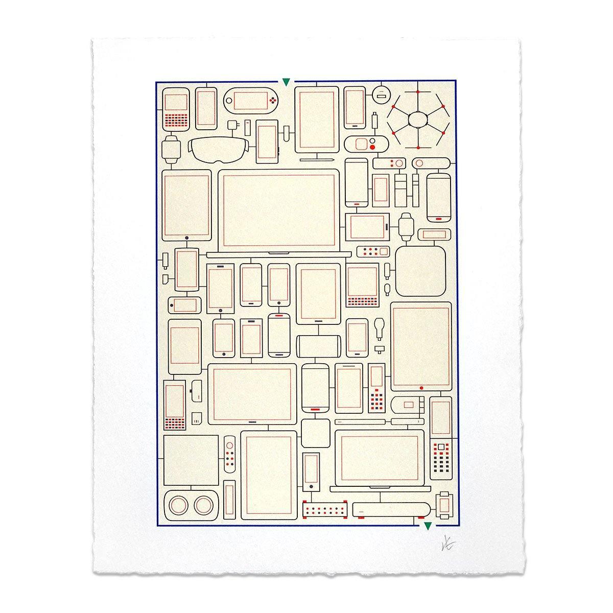 A Mazing Devices Art Print - STORY SPARK