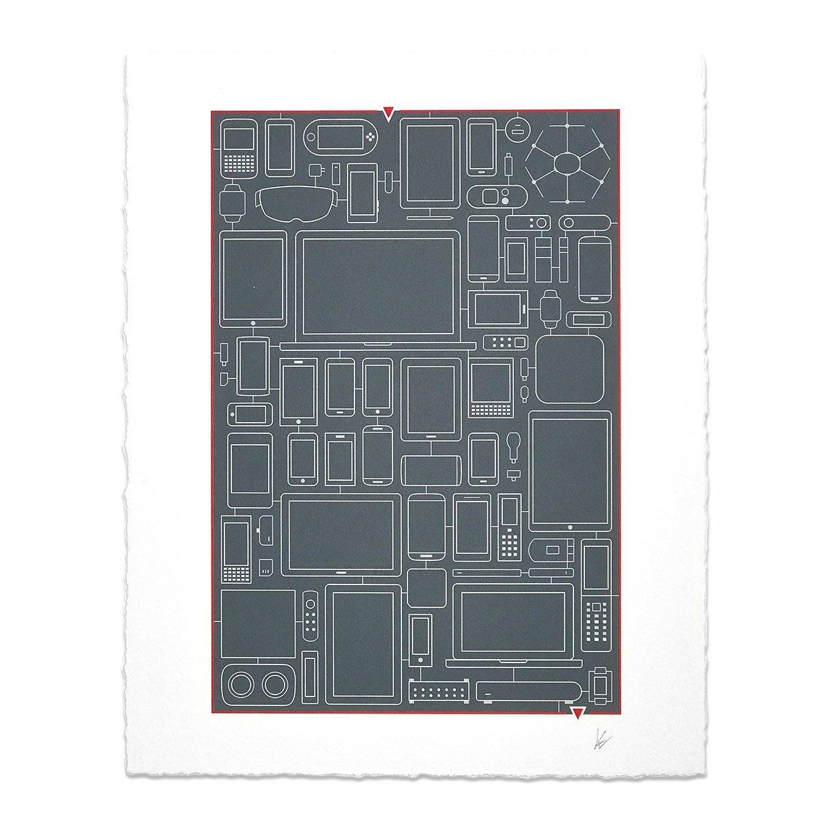 A Mazing Devices Art Print - STORY SPARK