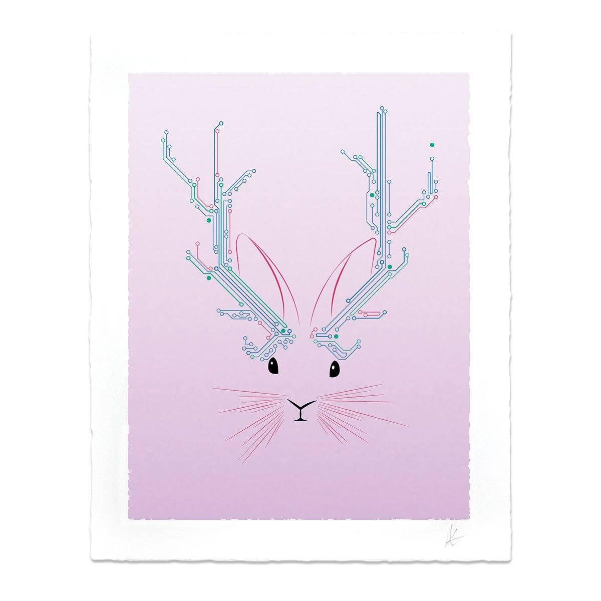 Jackalope Art Print-STORY SPARK