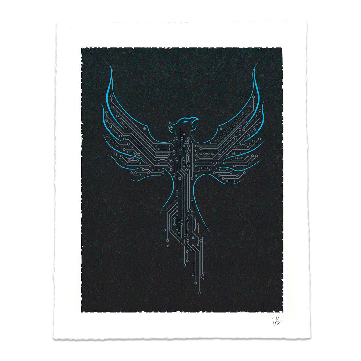 Phoenix Art Print-STORY SPARK