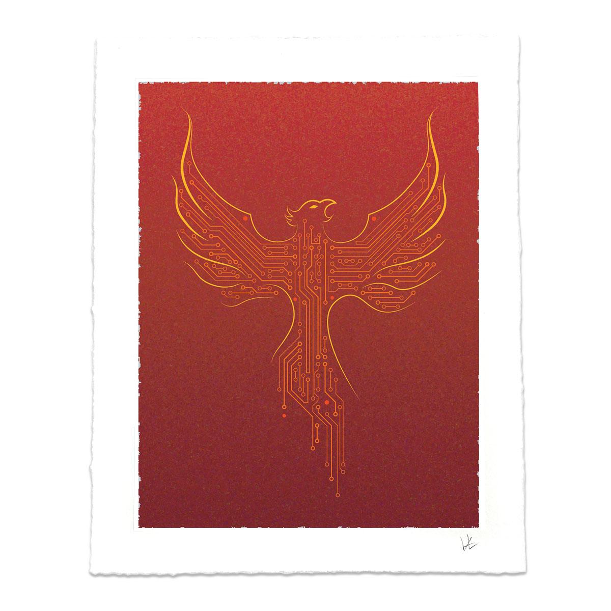 Phoenix Art Print-STORY SPARK