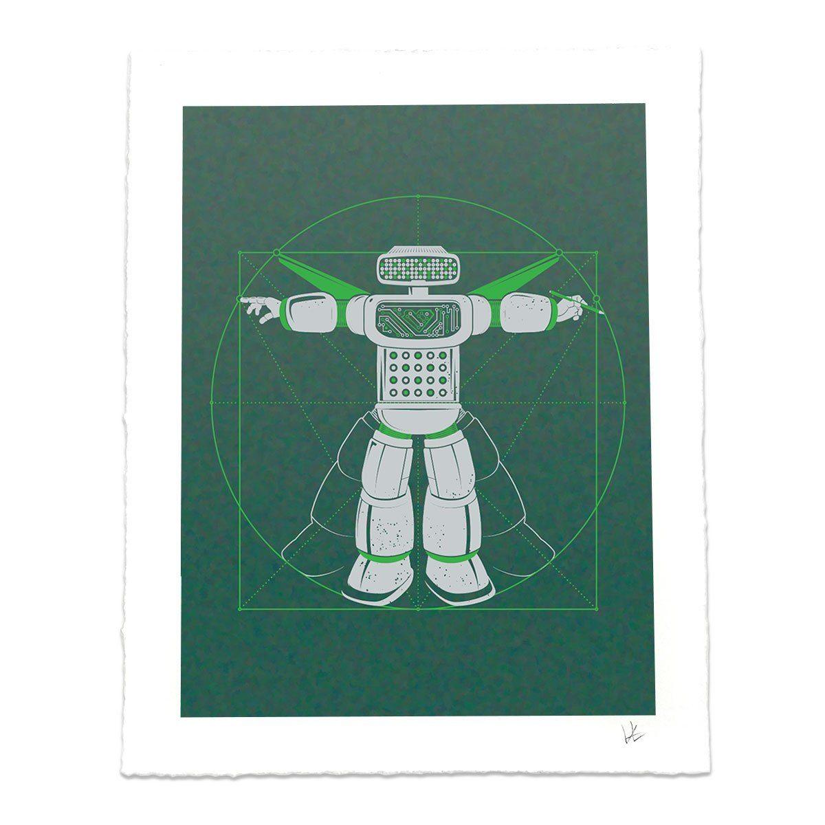 Renaissance Bot Art Print-STORY SPARK