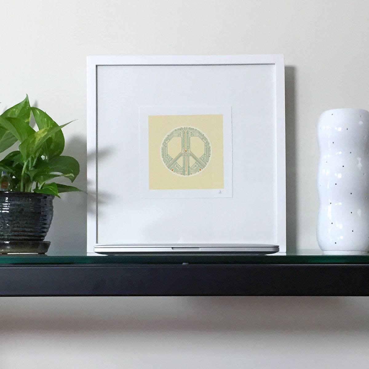 Smart Peace Art Print-STORY SPARK