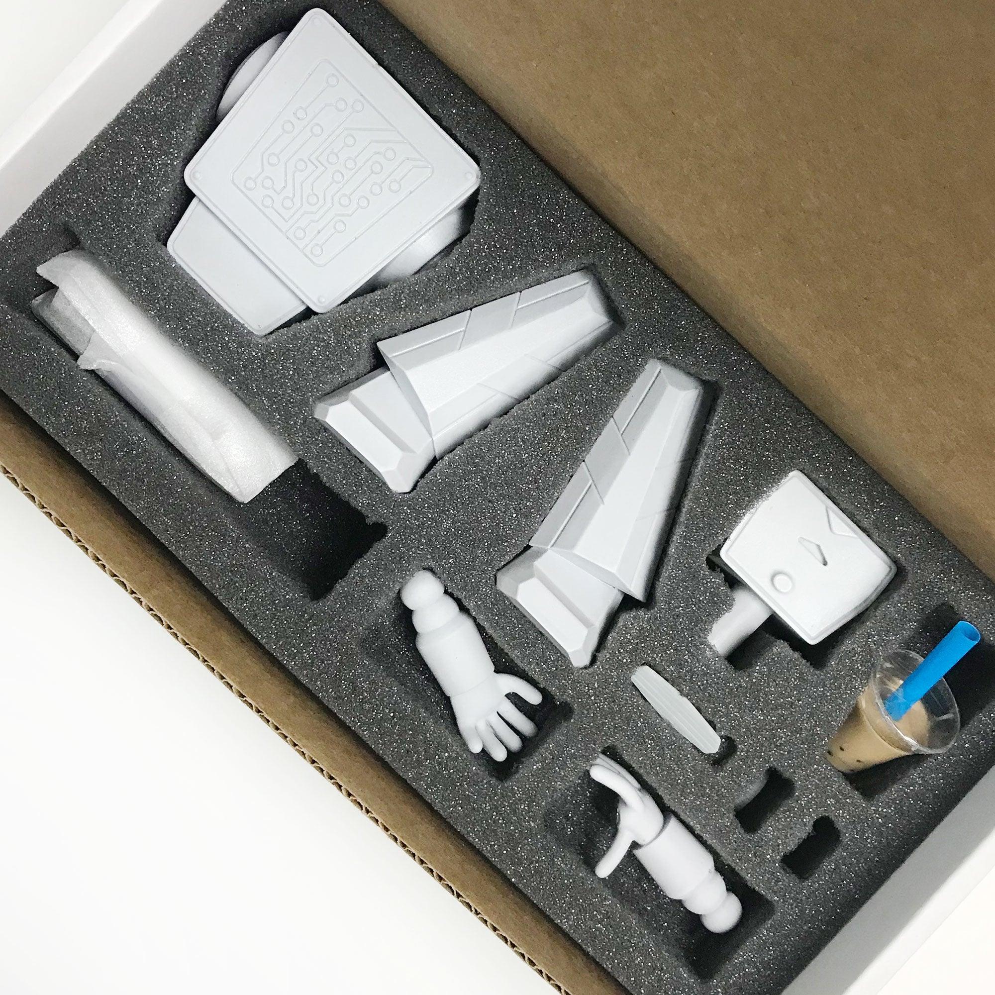 Boba Bot Unpainted Resin Figure (DIY Kit)-STORY SPARK