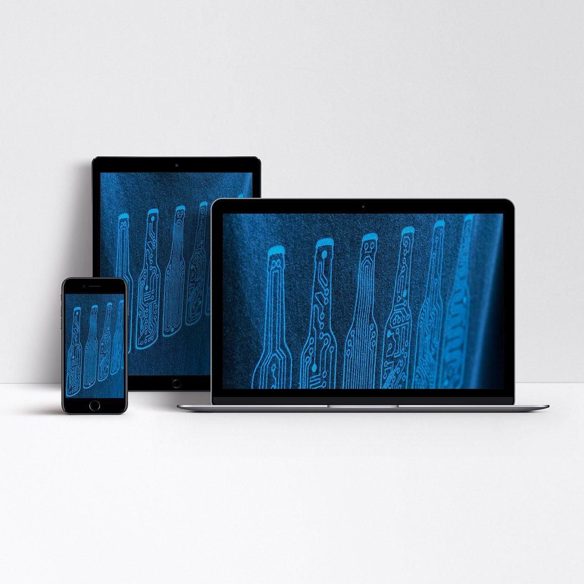 Digital Wallpapers - Bar Code-STORY SPARK