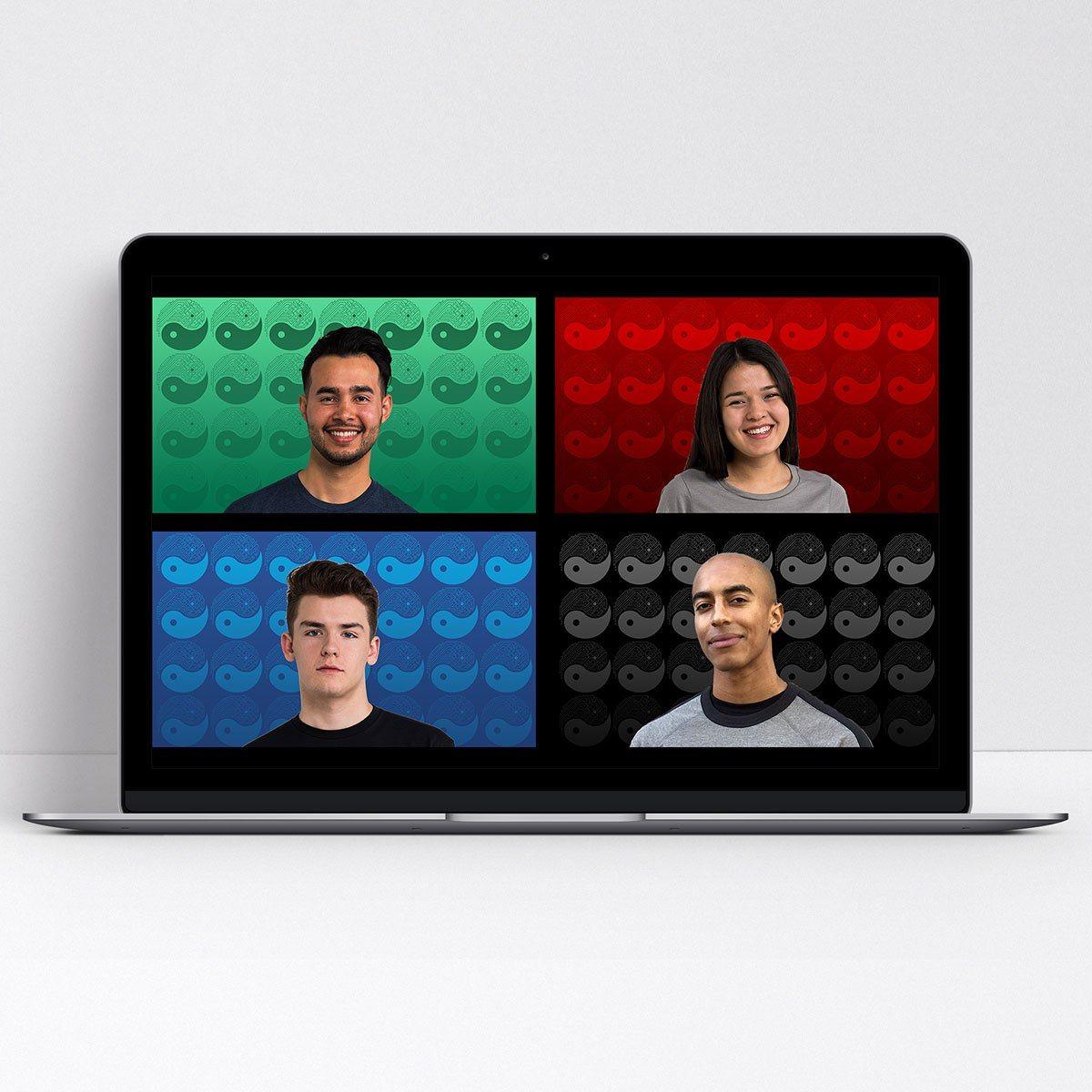 Zoom Backgrounds - Digital Yin Yang Pack-STORY SPARK