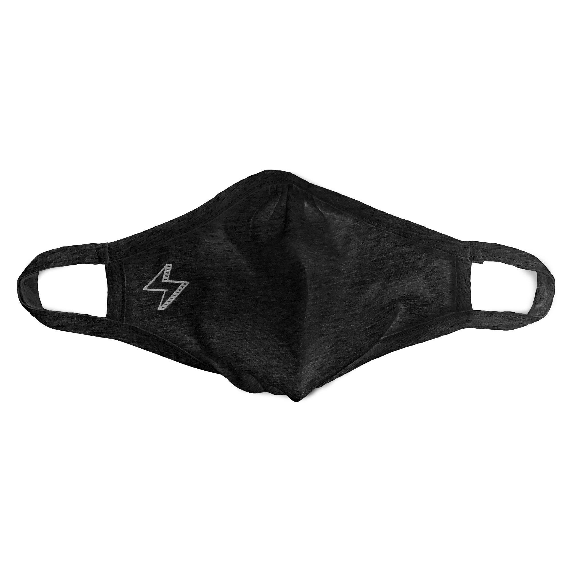 Sustainable Face Covering (Heather Black)-STORY SPARK