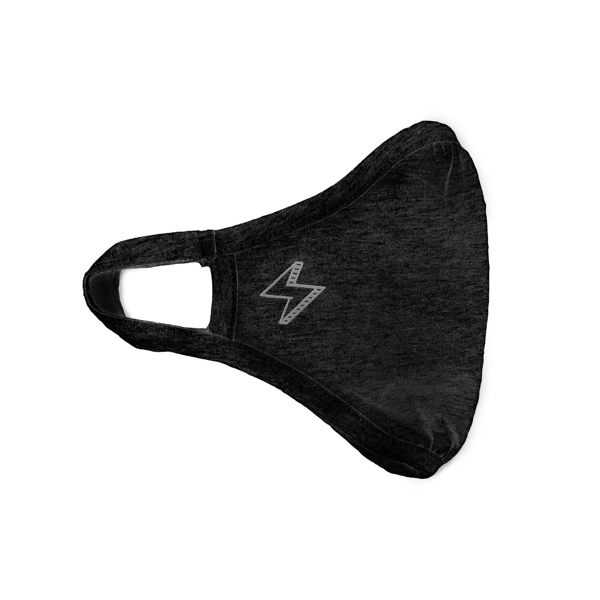 Sustainable Face Covering (Heather Black)-STORY SPARK