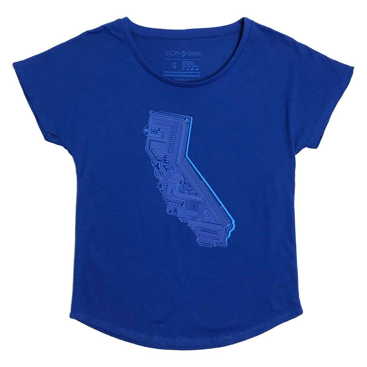 Cali Tech Womens Shirt-STORY SPARK