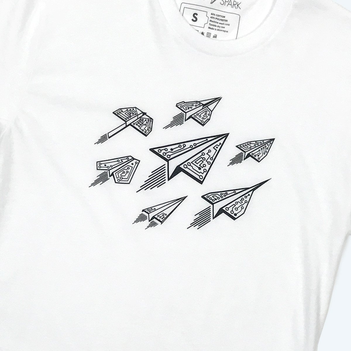 Ascend T-Shirt (White)-STORY SPARK