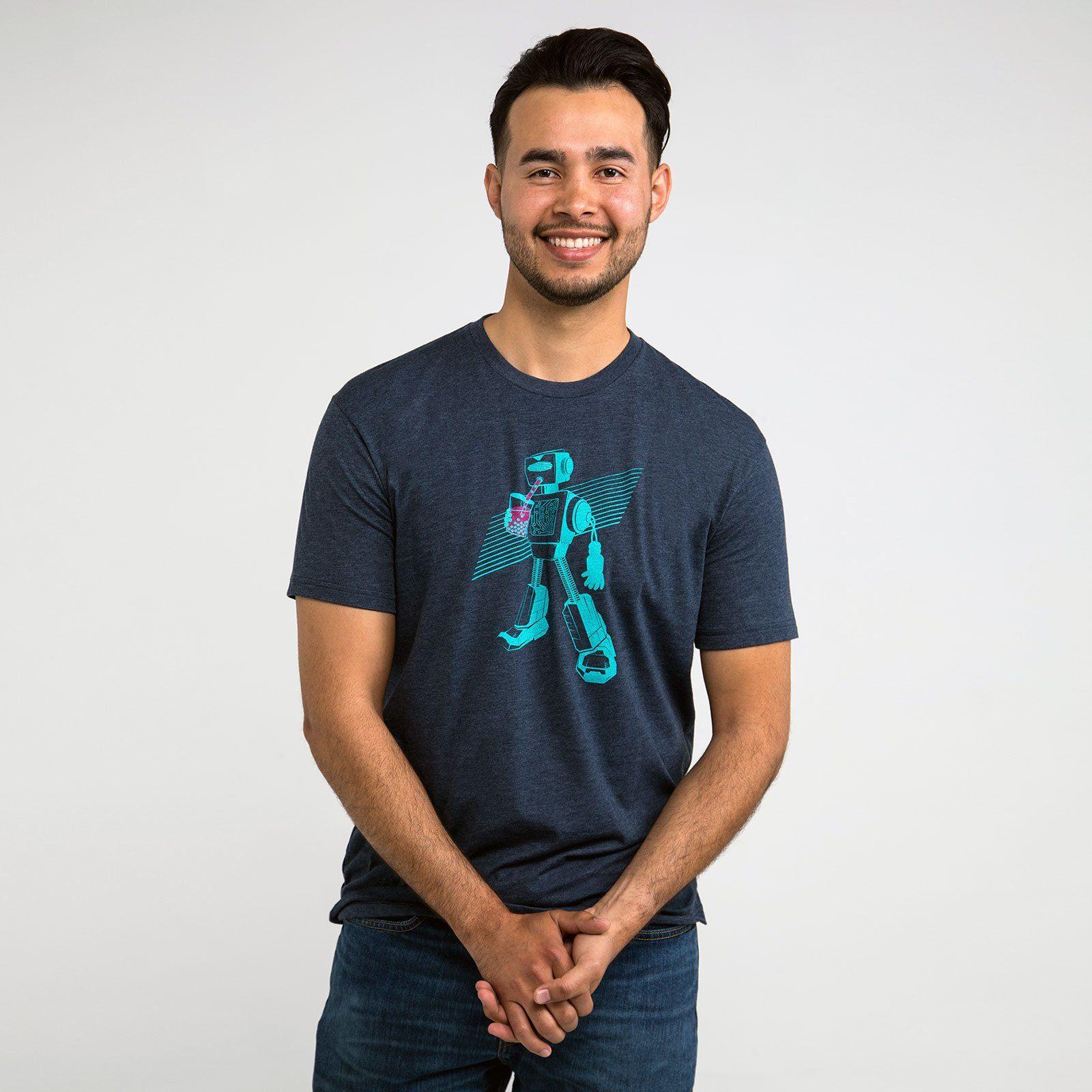 Boba Bot graphic tee - geeky gift