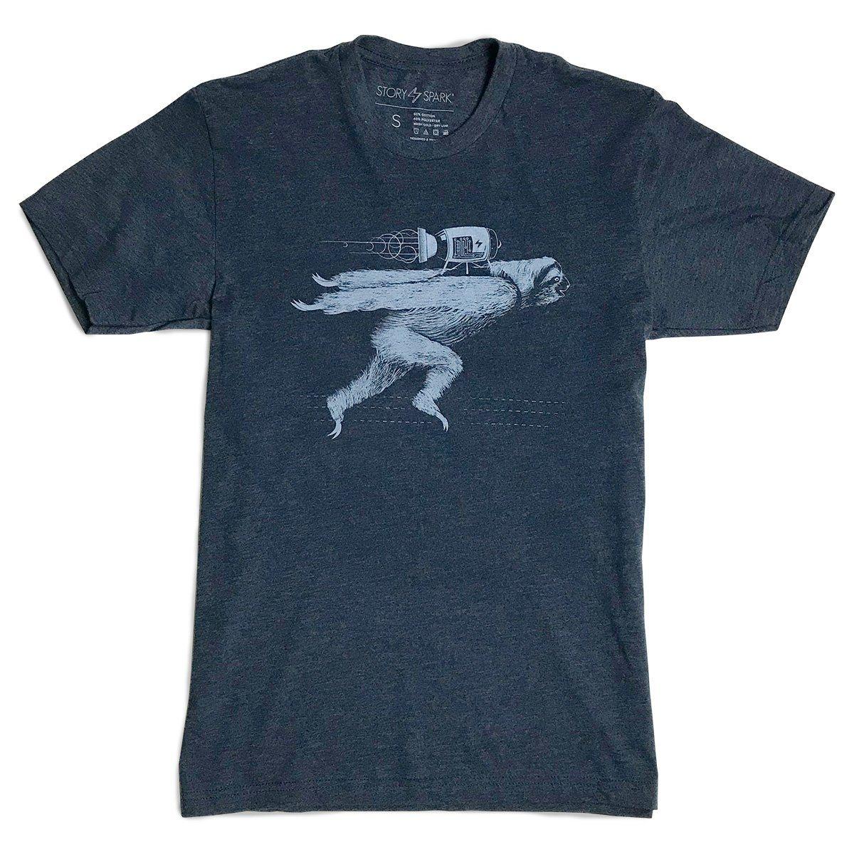 Unique sloth shirt for tech and sloth lovers - STORY SPARK