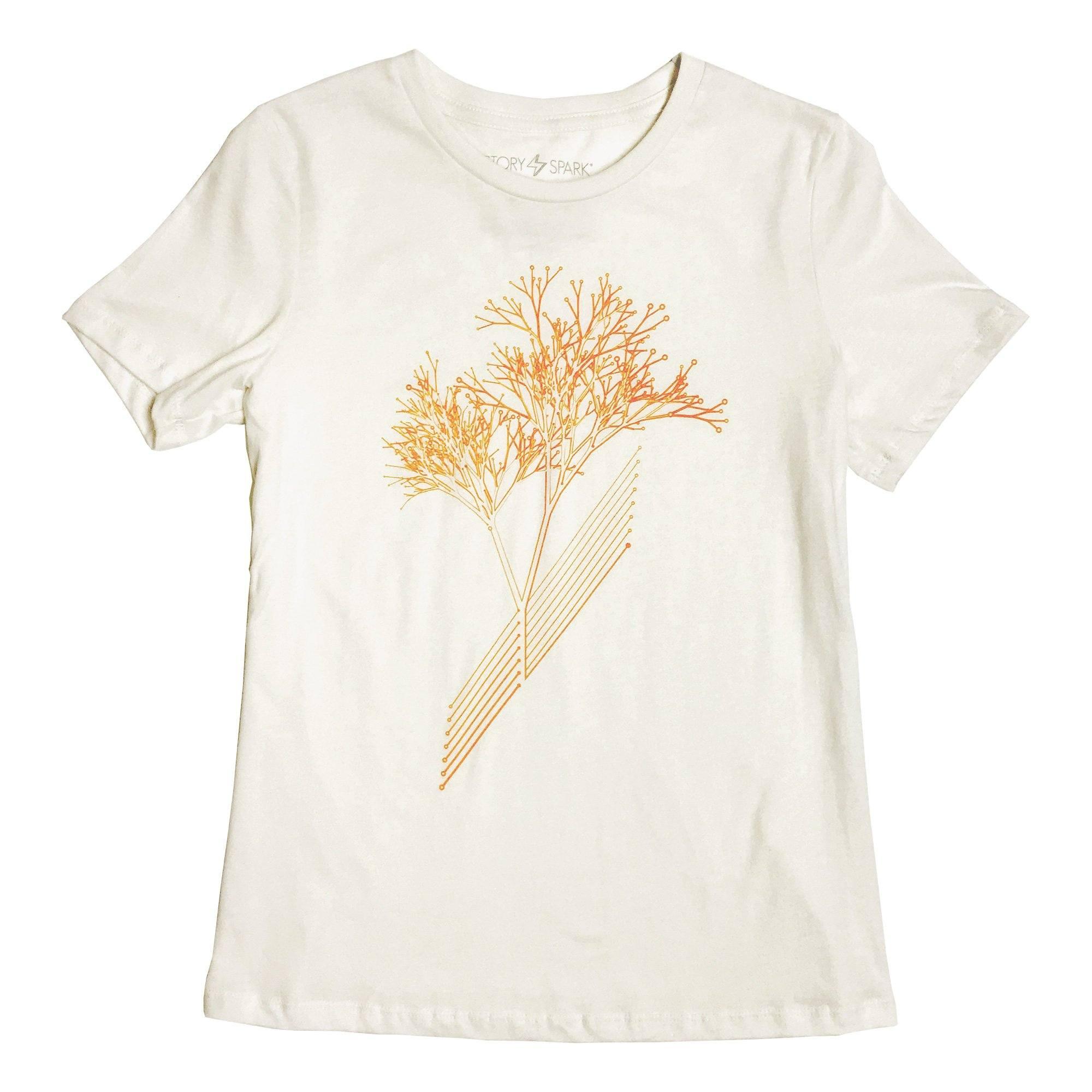 Circuit Tree Womens T-shirt-STORY SPARK