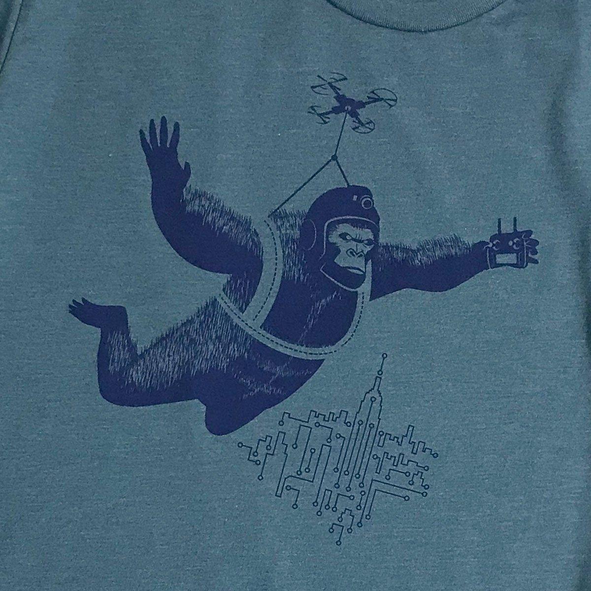 Drone Delivery Gorilla T-Shirt by STORY SPARK