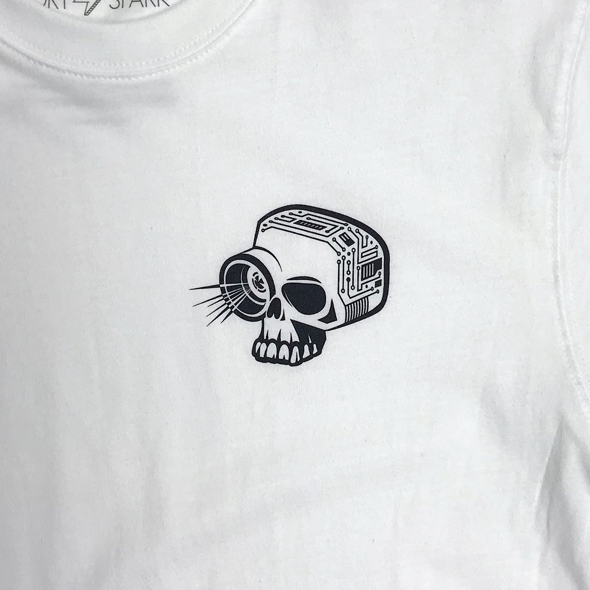 Focus T-shirt (White)-STORY SPARK