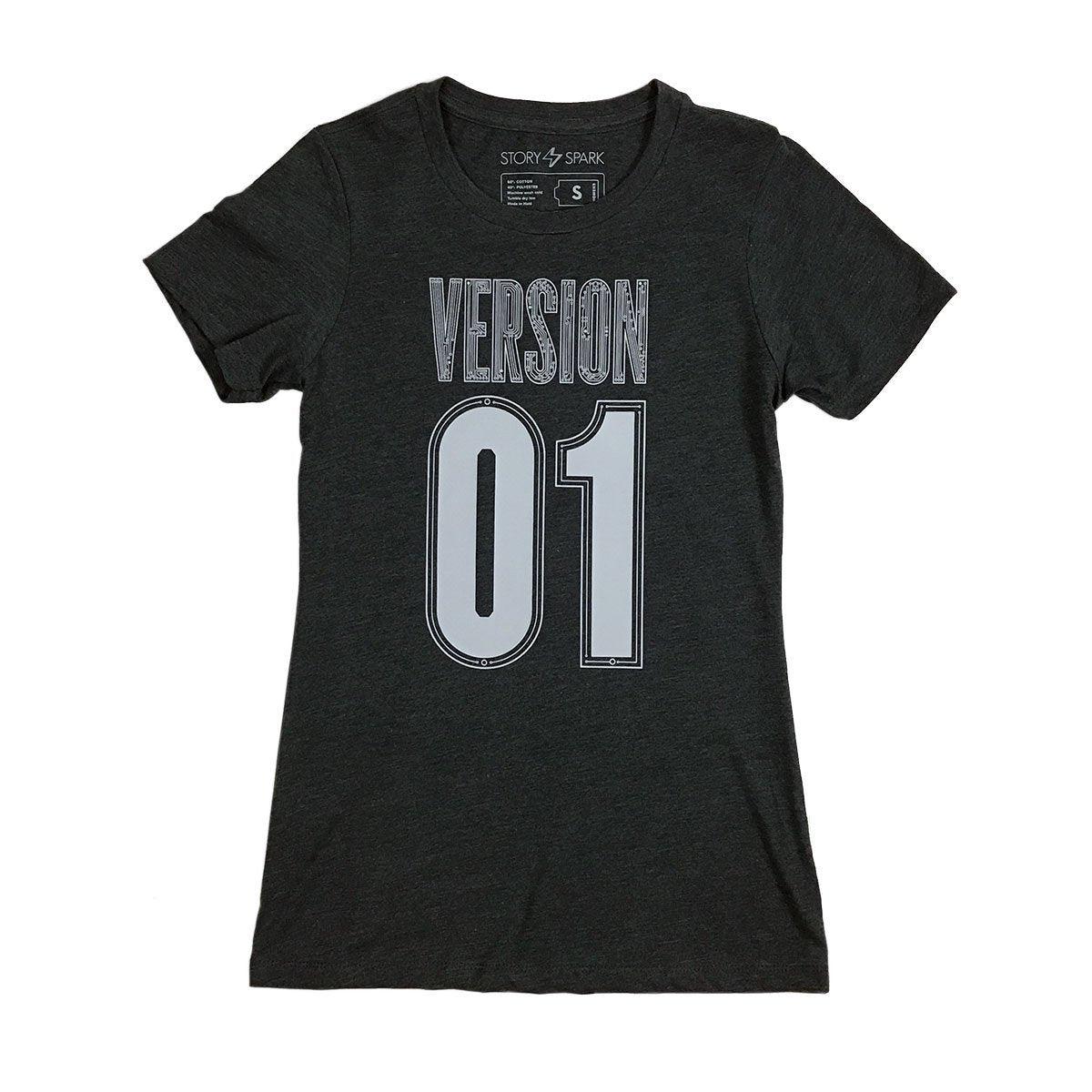 Version 1 Womens T-shirt-STORY SPARK