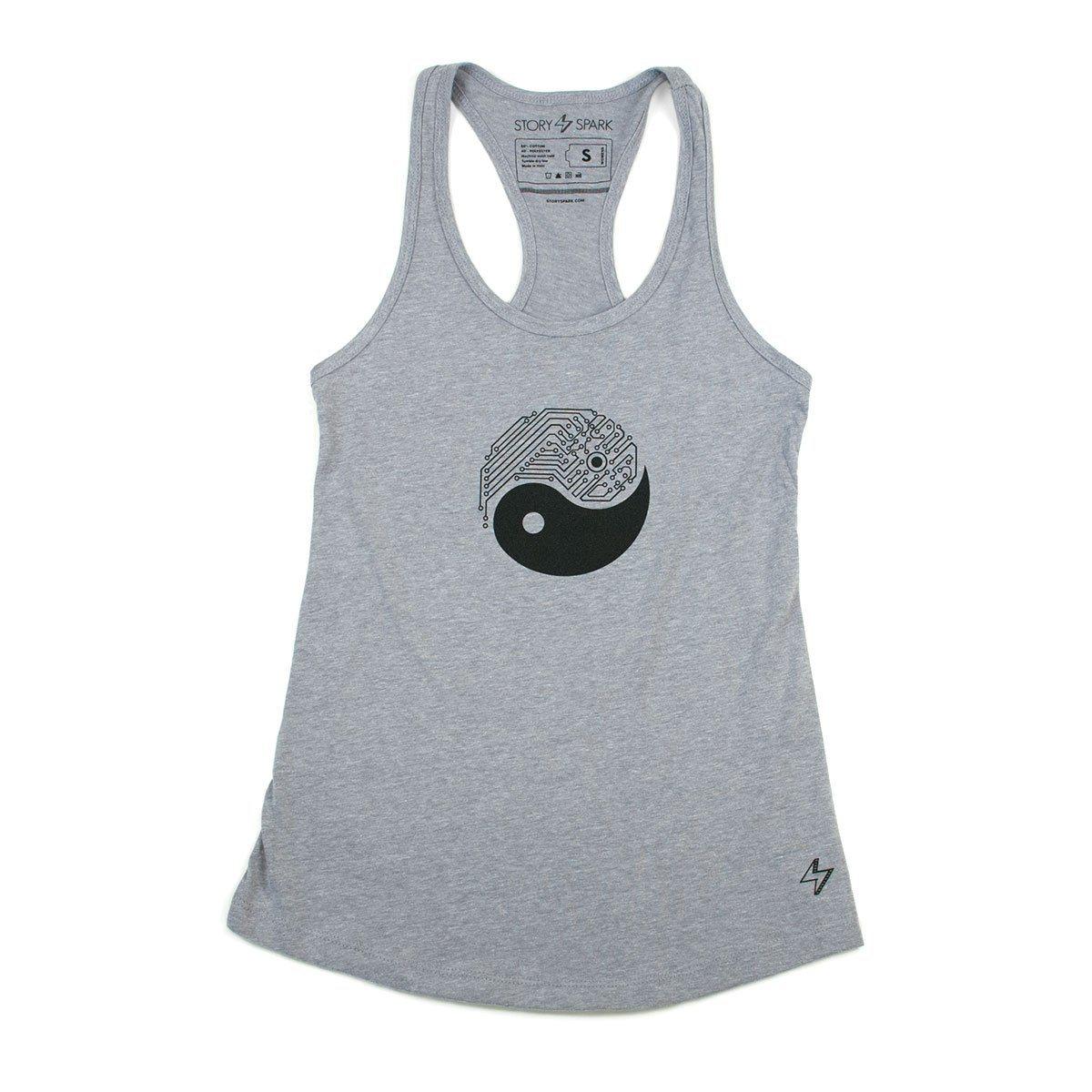 Yin Yang Tech Womens Tank-STORY SPARK