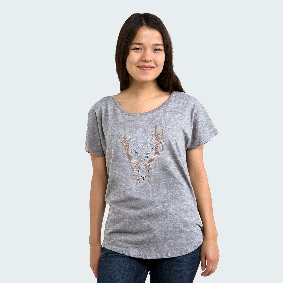 Jackalope Dolman Shirt-STORY SPARK