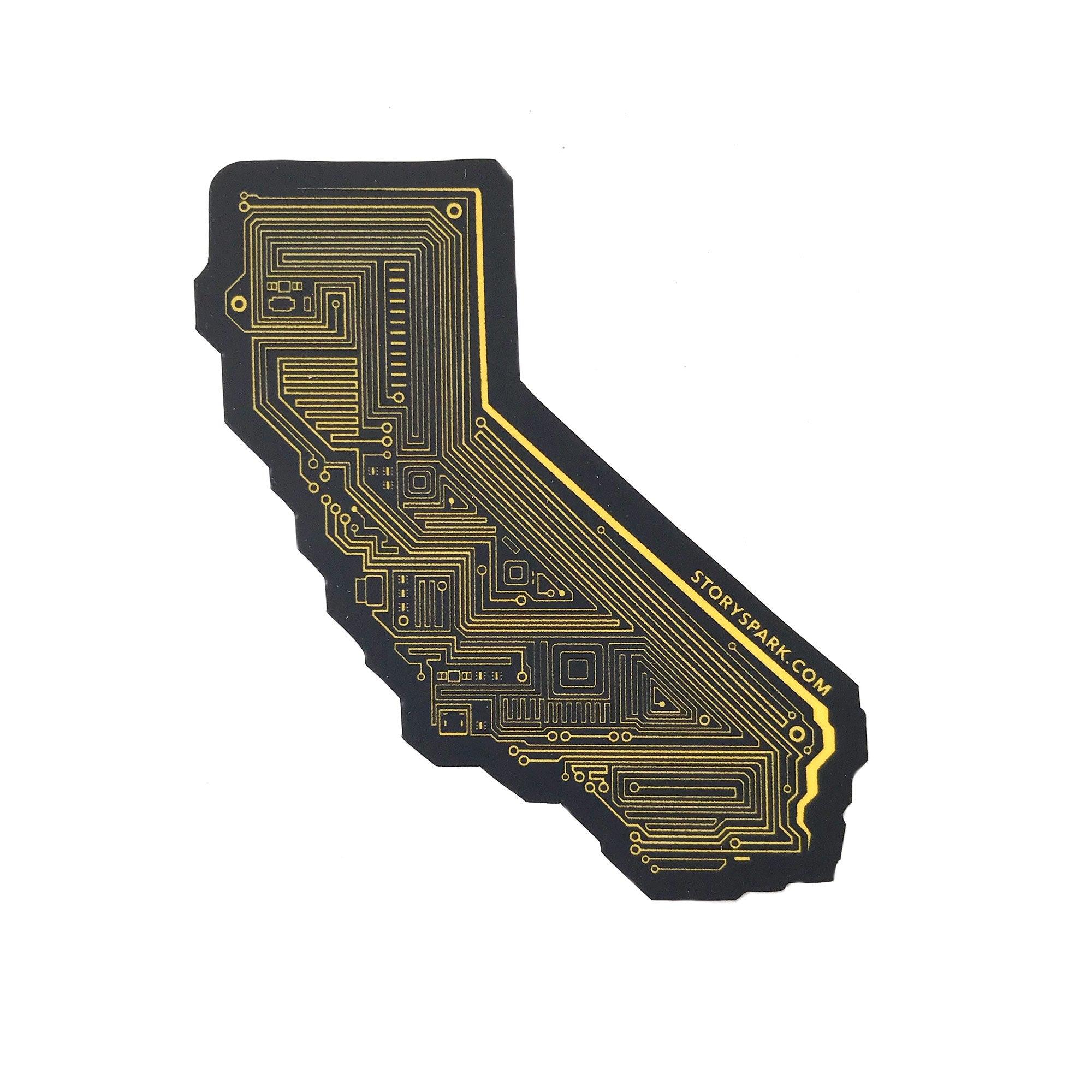 Cali Tech Vinyl Sticker by STORY SPARK