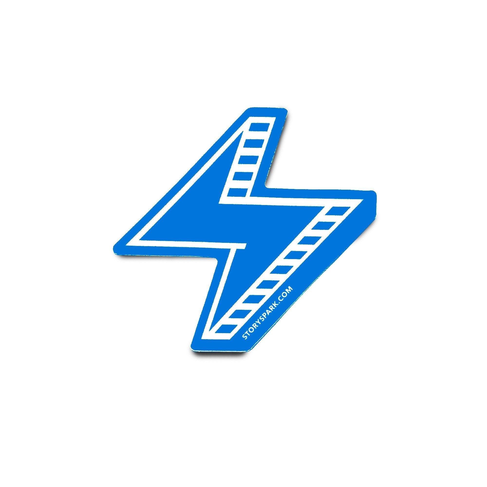 STORY SPARK logo vinyl sticker for laptops and water bottles