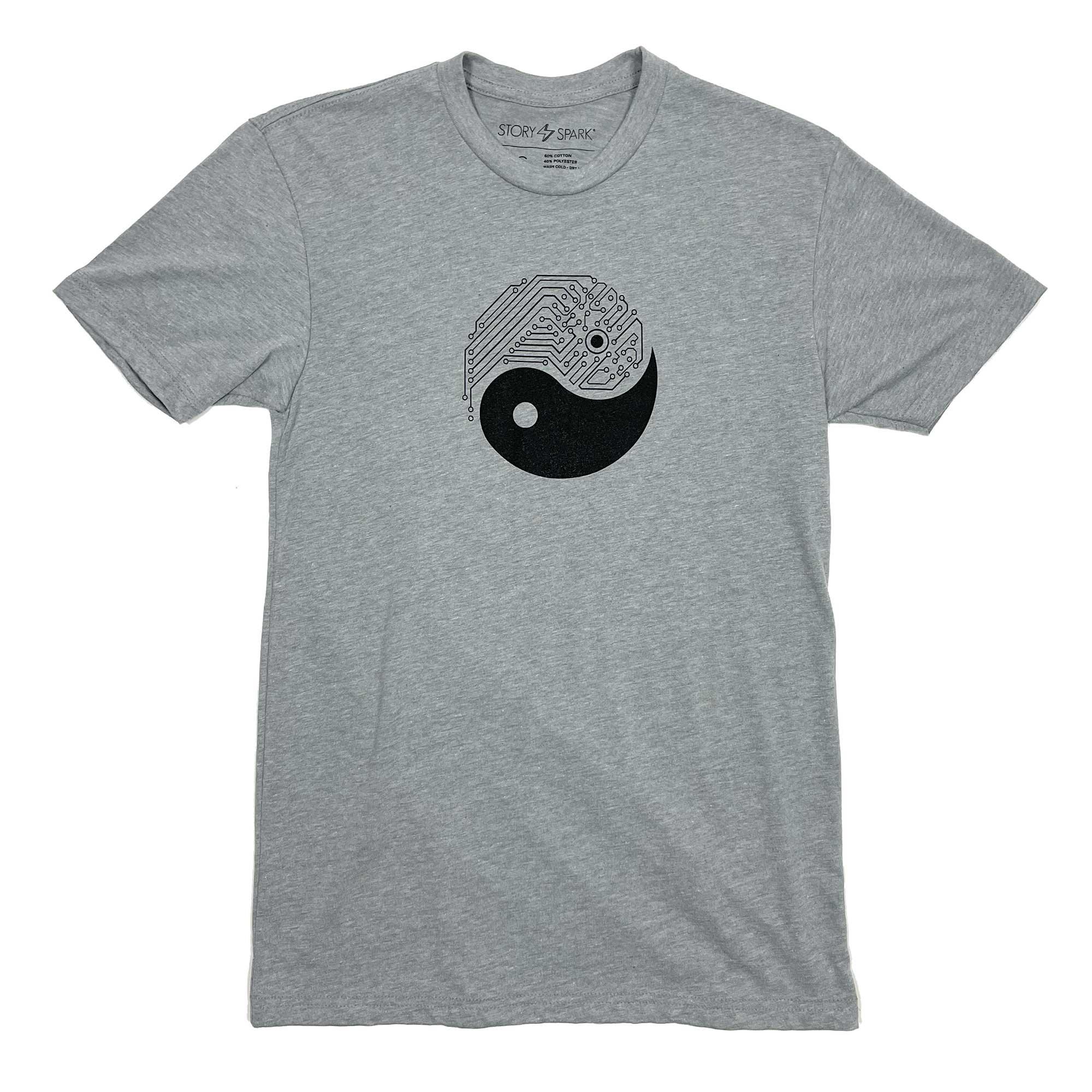 Yin Yang Tech T-Shirt-STORY SPARK