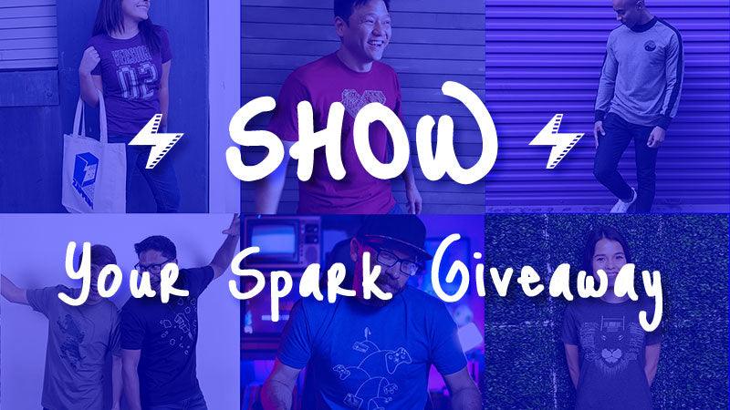 Monthly STORY SPARK Graphic T-shirt Giveaway