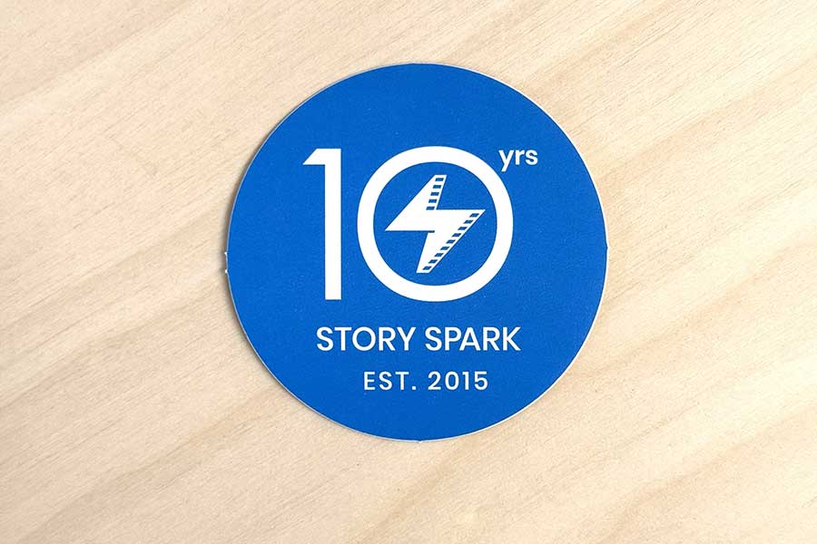 10 years of STORY SPARK graphic t-shirts and art