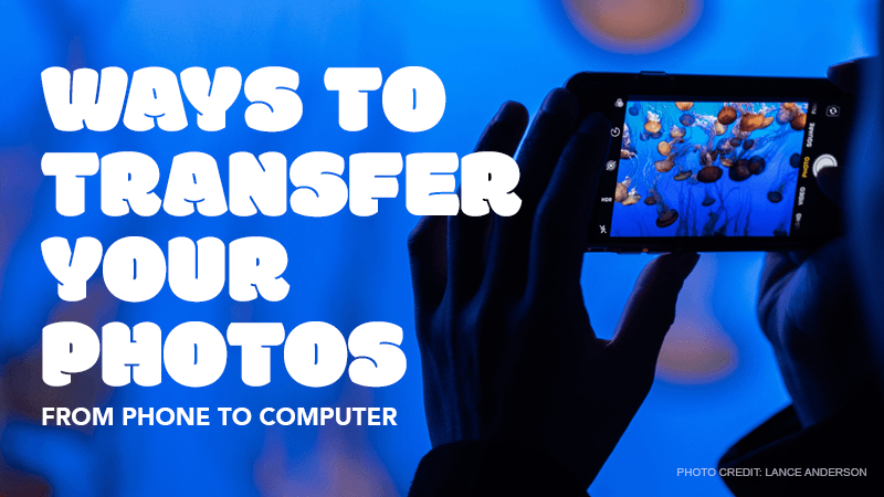 How to transfer photos to computer for more space